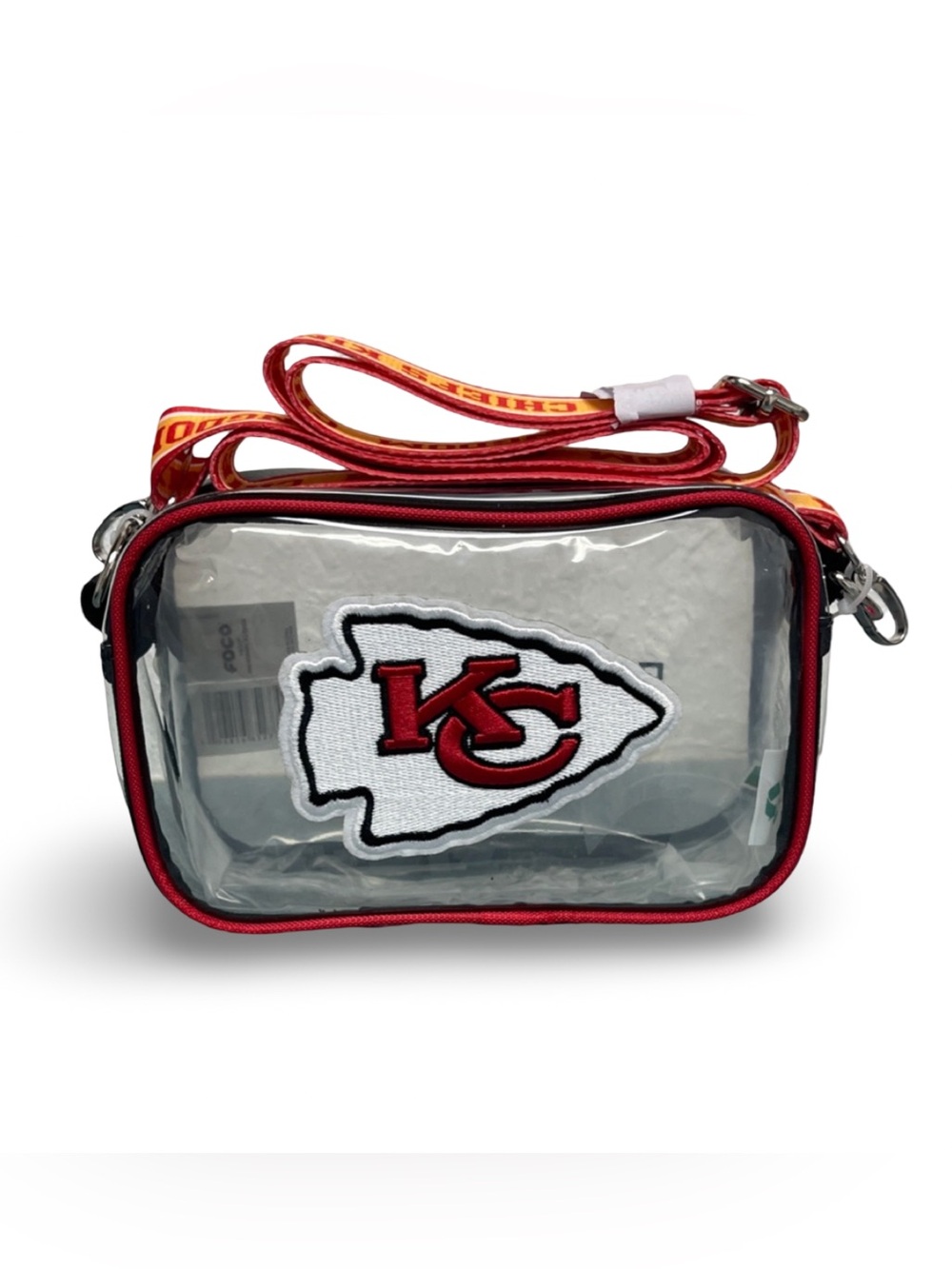 Kansas City Chiefs NFL FOCO Stadium Bag Clear Crossbody NWT❗️